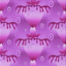 Round Patterned Fuchsia Magenta Purple Rug, pat3092pur