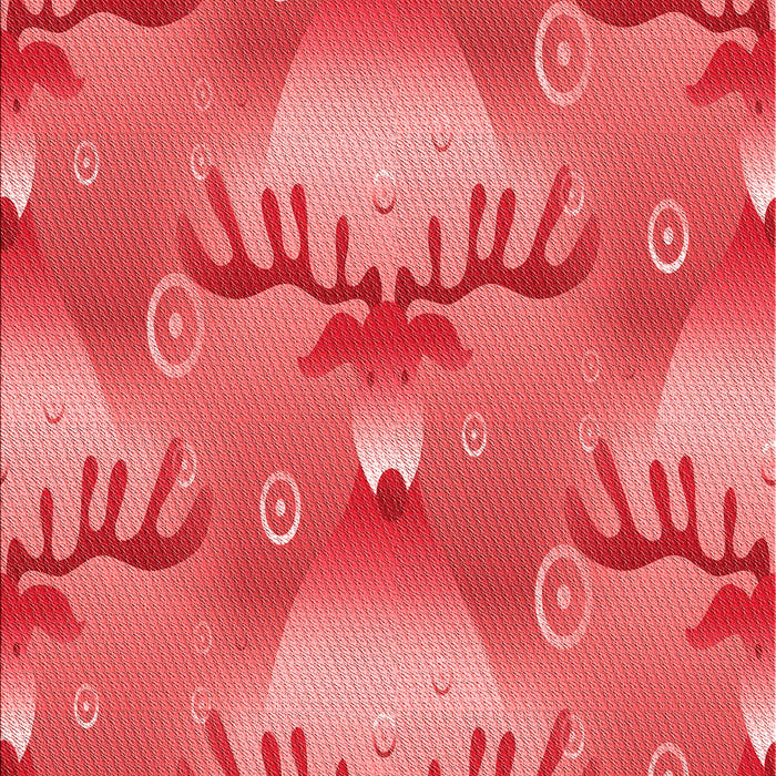 Machine Washable Transitional Red Rug, wshpat3092rd