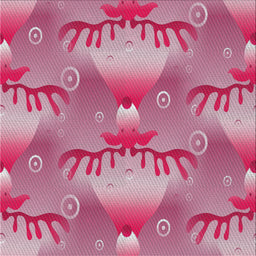 Sideview of Machine Washable Transitional Cadillac Pink Rug, wshpat3092