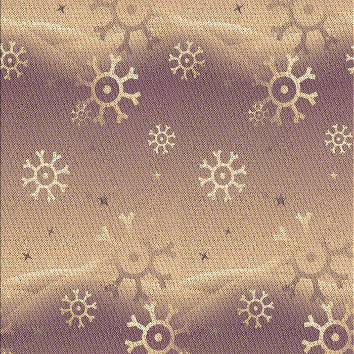 Patterned Dark Almond Brown Rug, pat3093brn