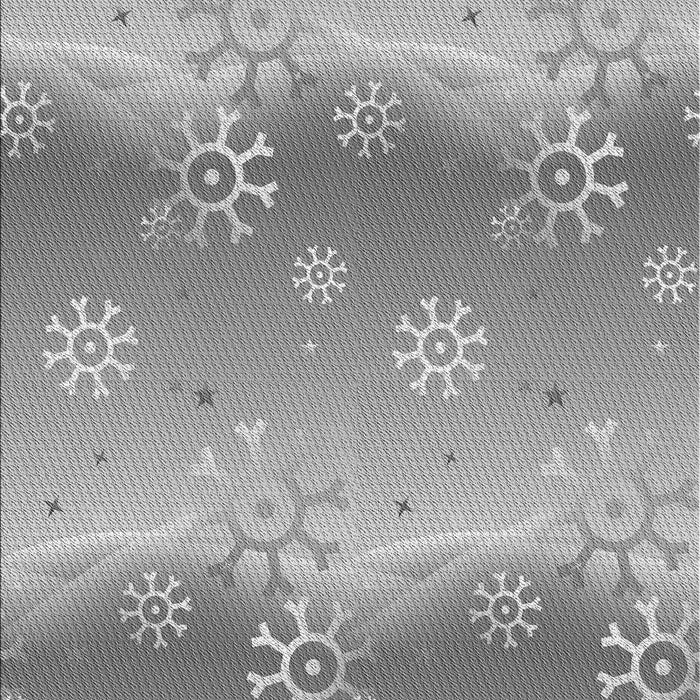 Machine Washable Transitional Cloud Gray Rug, wshpat3093gry