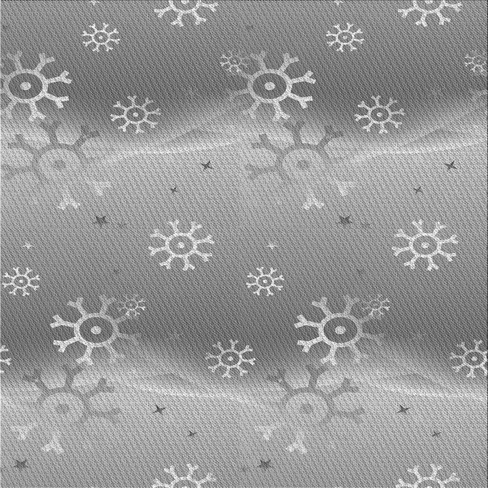 Round Patterned Cloud Gray Rug, pat3093gry