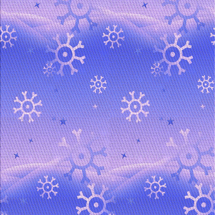 Machine Washable Transitional Purple Mimosa Purple Rug, wshpat3093pur