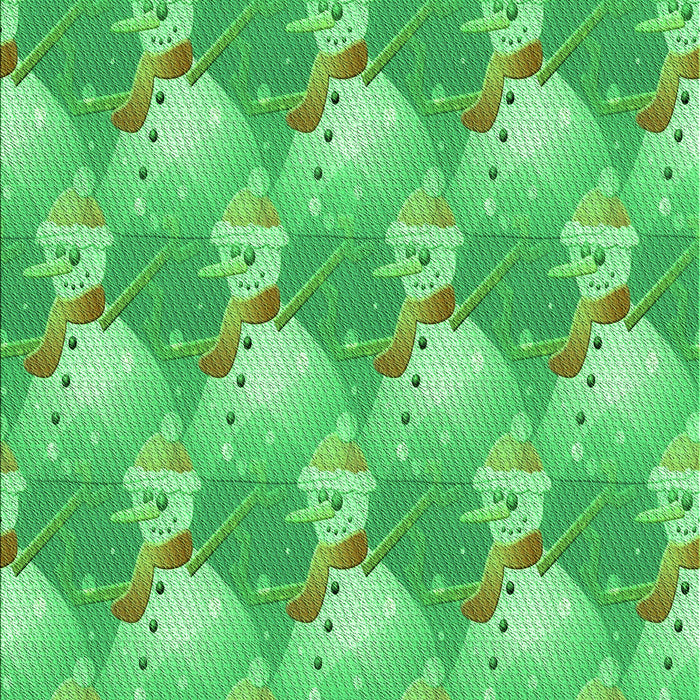 Patterned Neon Green Rug, pat3094grn