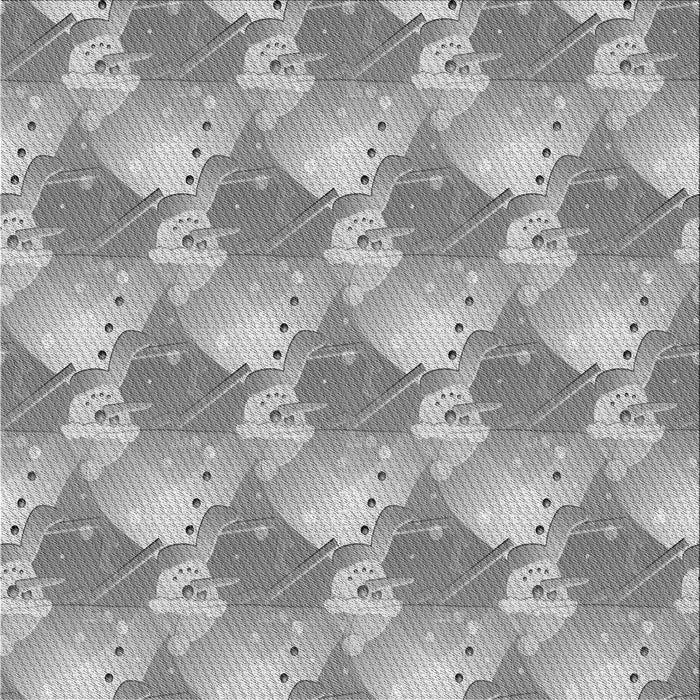 Round Patterned Platinum Gray Rug, pat3094gry