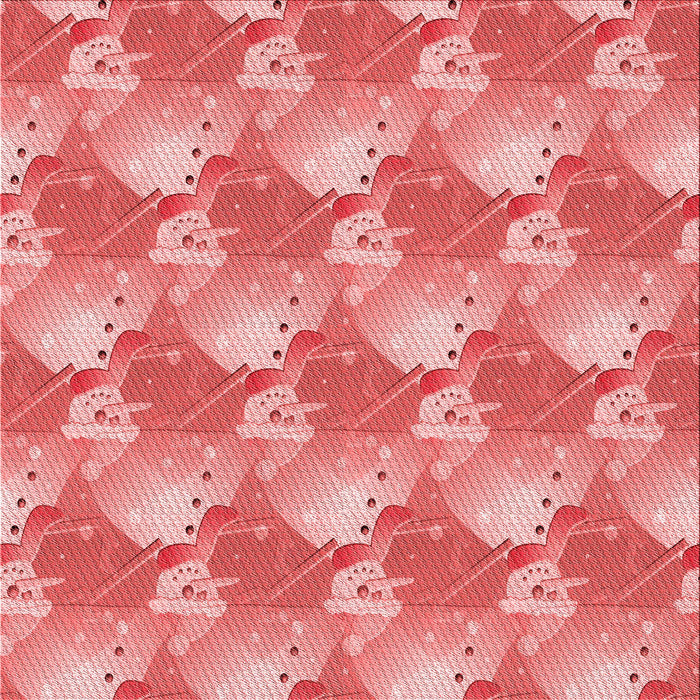 Round Machine Washable Transitional Light Coral Pink Rug, wshpat3094rd