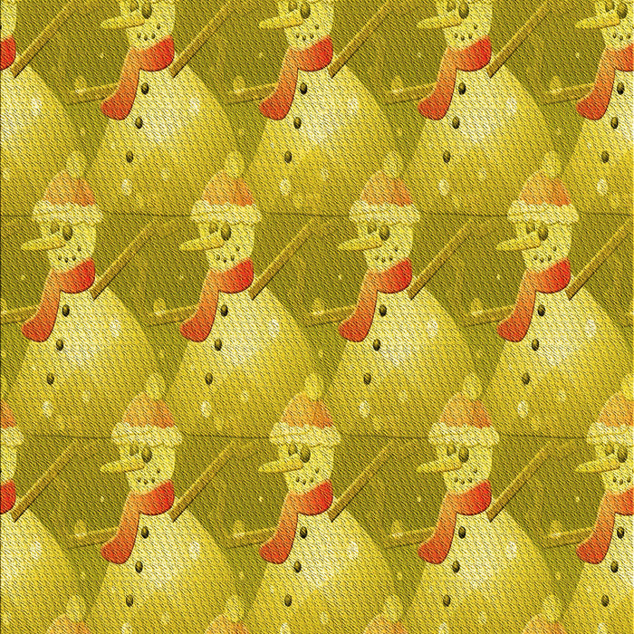 Patterned Yellow Rug, pat3094yw