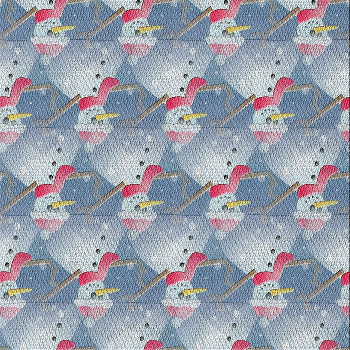 Sideview of Machine Washable Transitional Mist Blue Rug, wshpat3094