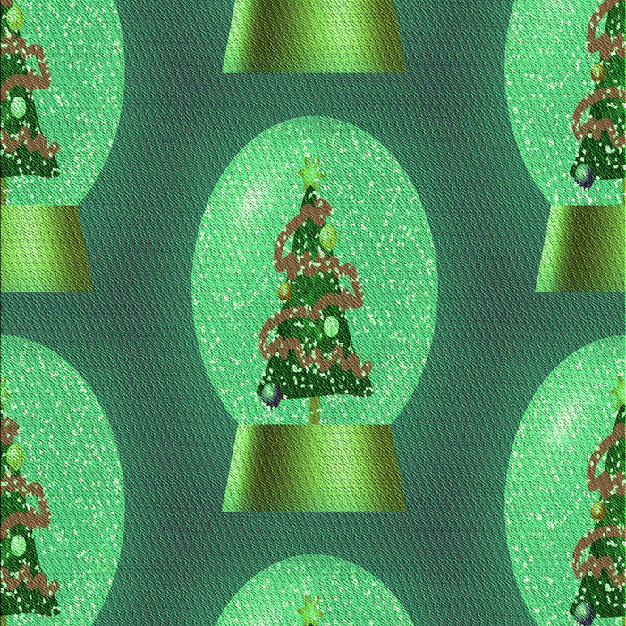 Patterned Medium Forest Green Rug, pat3095grn