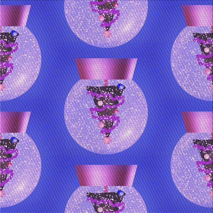 Round Machine Washable Transitional Amethyst Purple Rug, wshpat3095pur