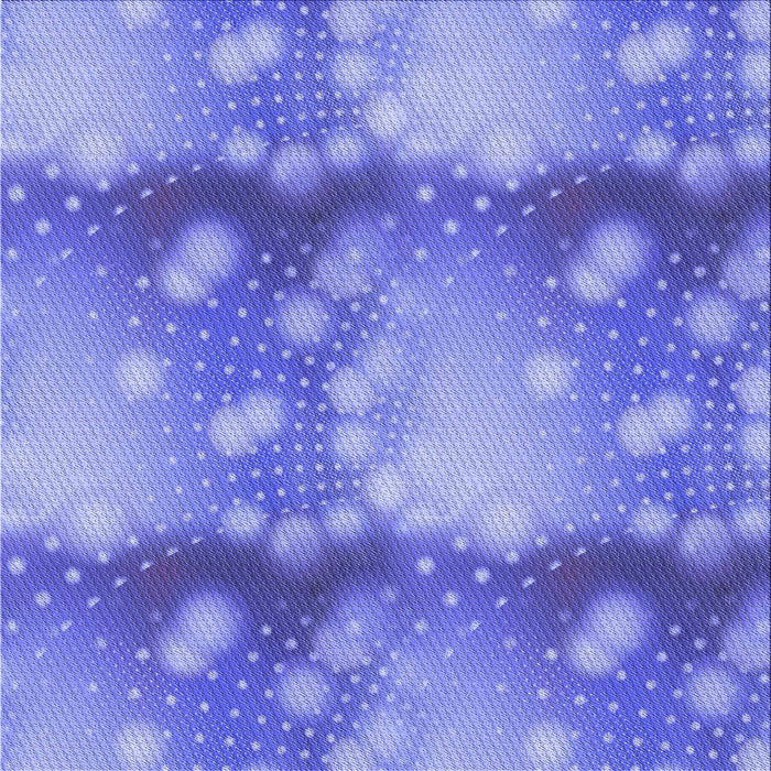 Round Patterned Denim Blue Rug, pat3097blu