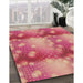 Machine Washable Transitional Orange Rug in a Family Room, wshpat3097brn