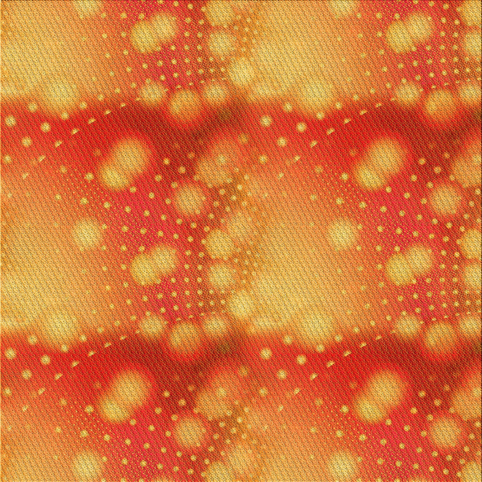 Round Machine Washable Transitional Neon Red Rug, wshpat3097yw