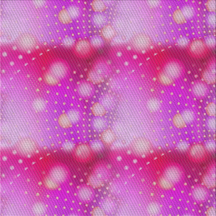 Square Patterned Deep Pink Modern Rug, pat3097