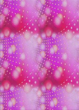 Patterned Deep Pink Modern Rug, pat3097
