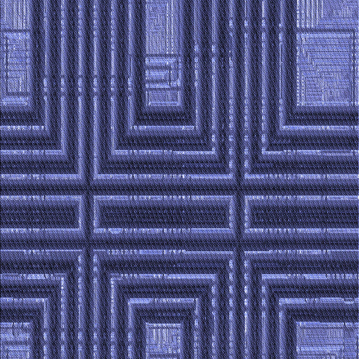 Patterned Blue Rug, pat3098blu