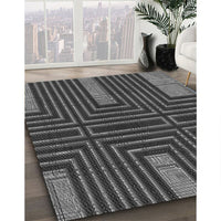 Patterned Gray Rug, pat3098gry