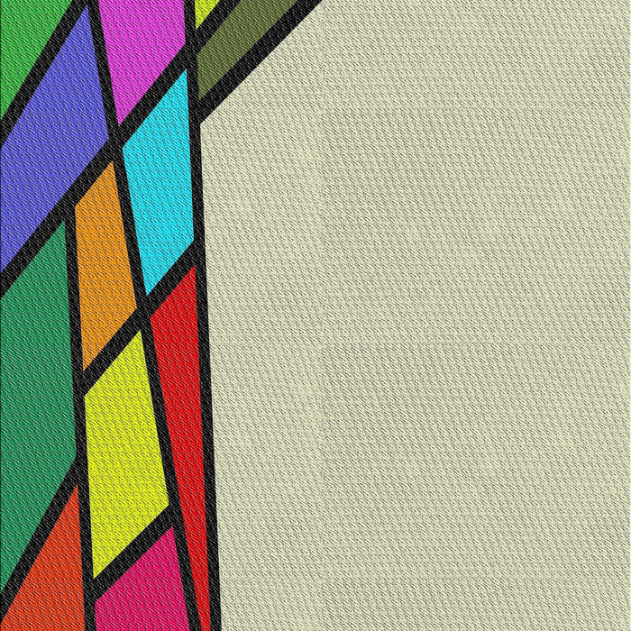 Machine Washable Transitional Organic Brown Green Rug, wshpat30