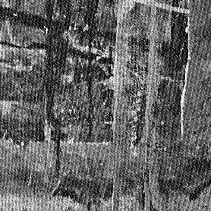 Patterned Dark Gray Black Rug, pat31gry