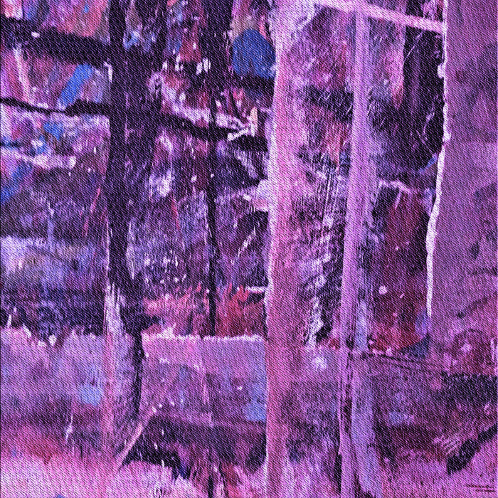 Machine Washable Transitional Purple Rug, wshpat31pur