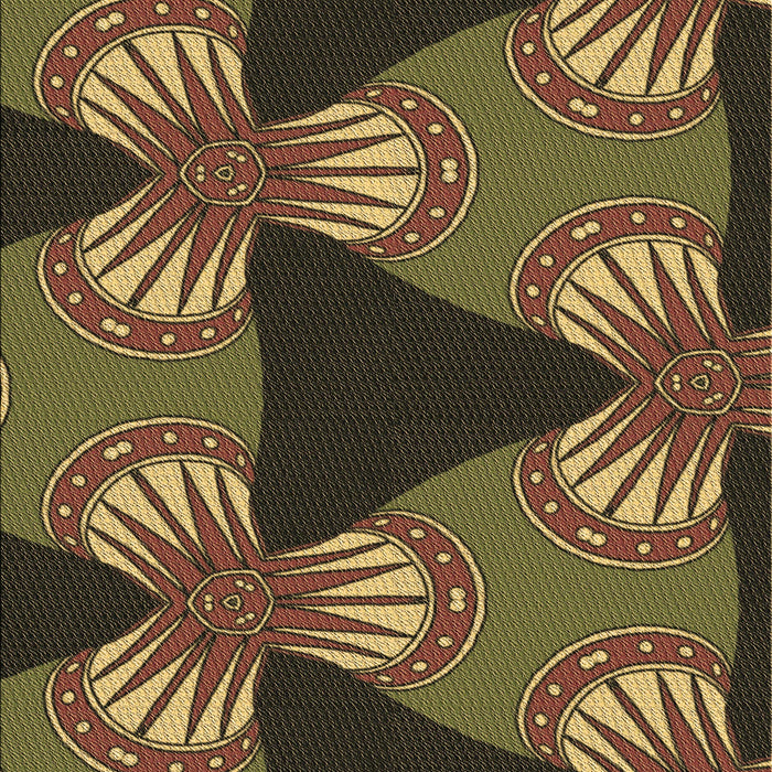 Patterned Bakers Brown Rug, pat310brn