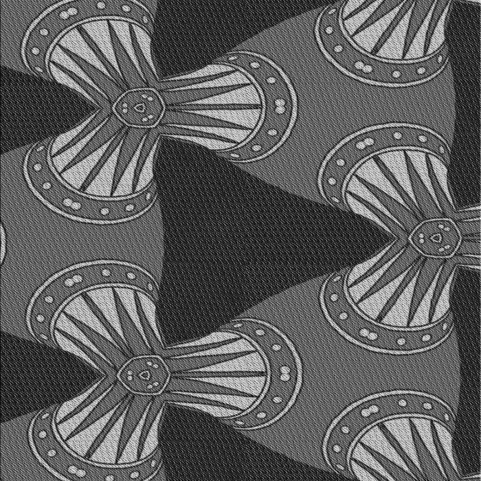 Machine Washable Transitional Charcoal Black Rug, wshpat310gry