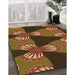 Machine Washable Transitional Cinnamon Brown Rug in a Family Room, wshpat310org