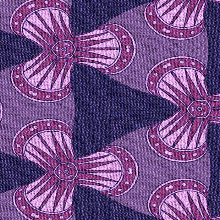 Machine Washable Transitional Purple Rug, wshpat310pur