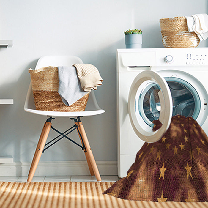 Machine Washable Transitional Red Rug in a Washing Machine, wshpat3100org