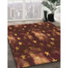 Machine Washable Transitional Red Rug in a Family Room, wshpat3100org