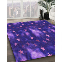 Patterned Purple Rug, pat3100pur