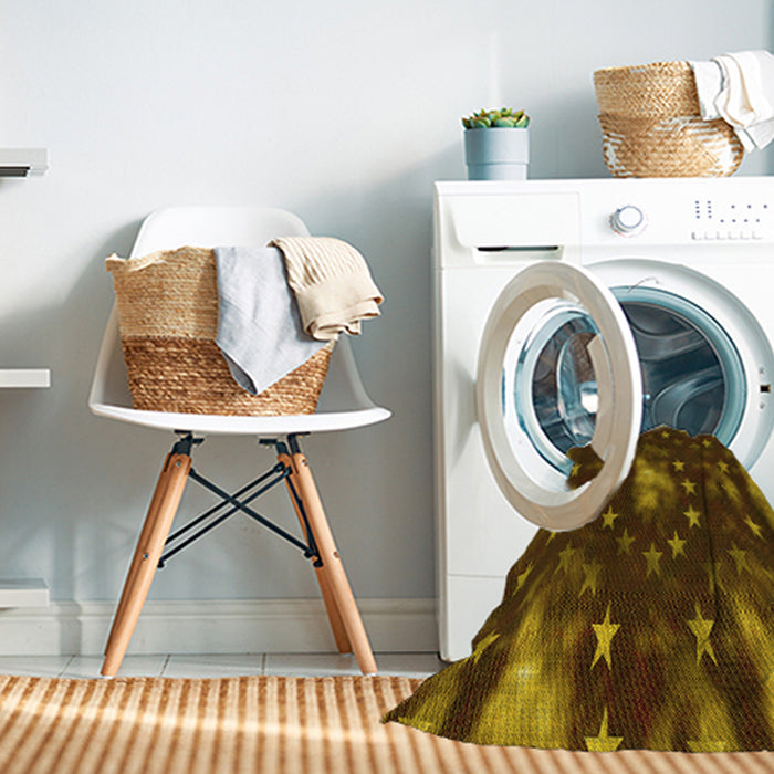 Machine Washable Transitional Night Red Rug in a Washing Machine, wshpat3100yw