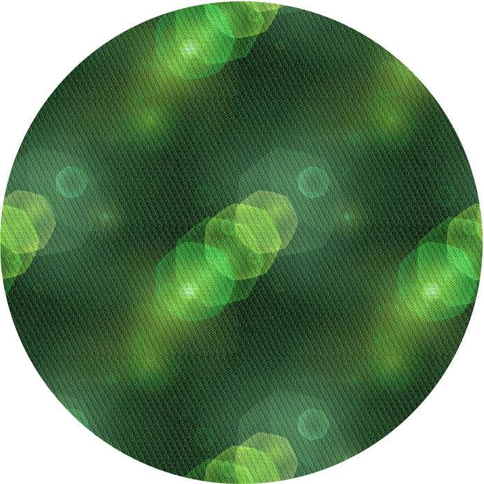 Square Machine Washable Transitional Deep Emerald Green Rug in a Living Room, wshpat3101grn