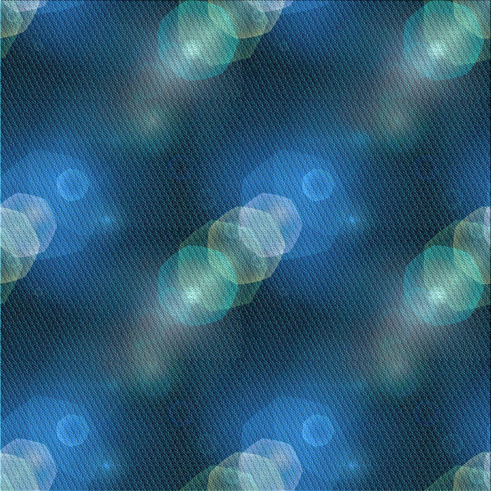 Round Patterned Blue Ivy Blue Rug, pat3101lblu