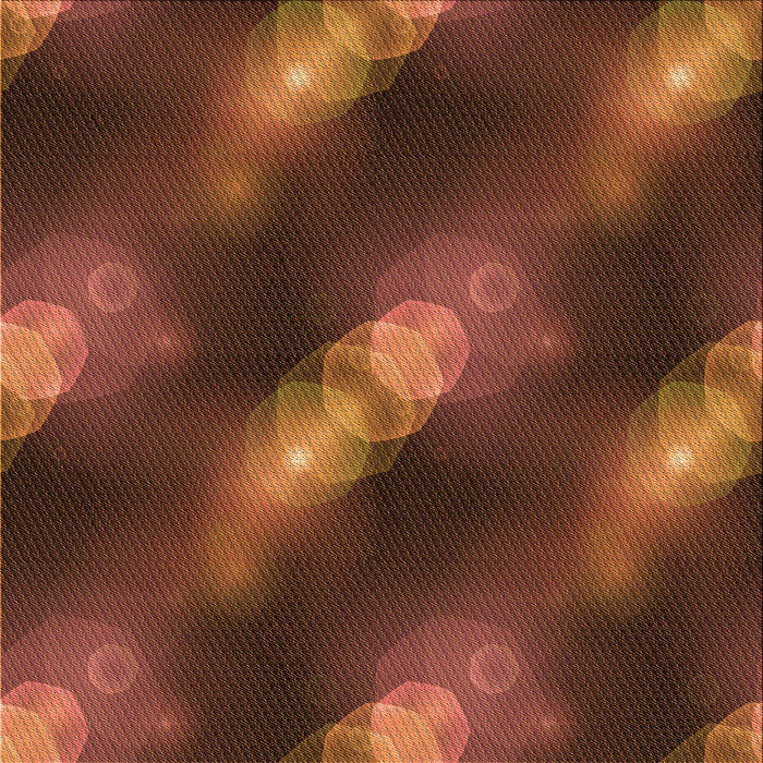 Round Patterned Red Rug, pat3101org