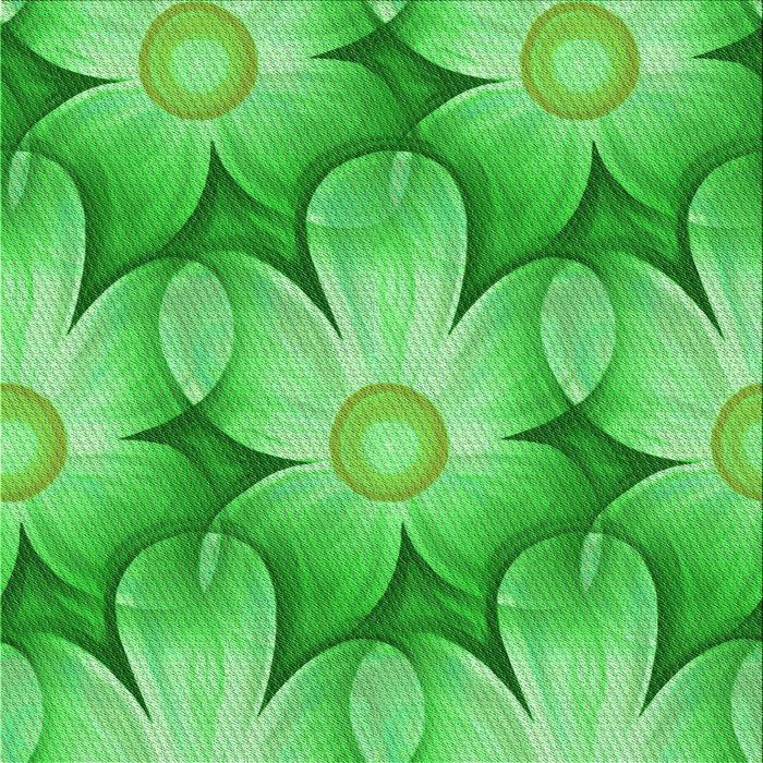 Round Patterned Neon Green Rug, pat3102grn