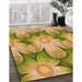 Machine Washable Transitional Yellow Rug in a Family Room, wshpat3102org