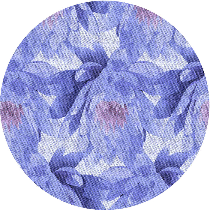 Square Machine Washable Transitional Jeans Blue Rug in a Living Room, wshpat3103blu