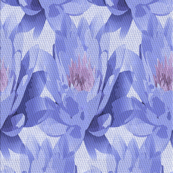 Patterned Jeans Blue Rug, pat3103blu