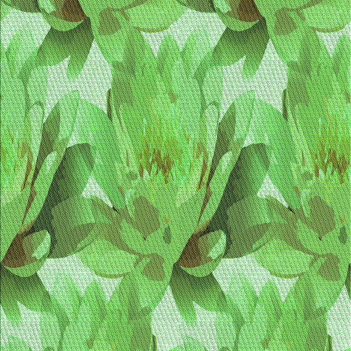 Machine Washable Transitional Emerald Green Rug, wshpat3103grn