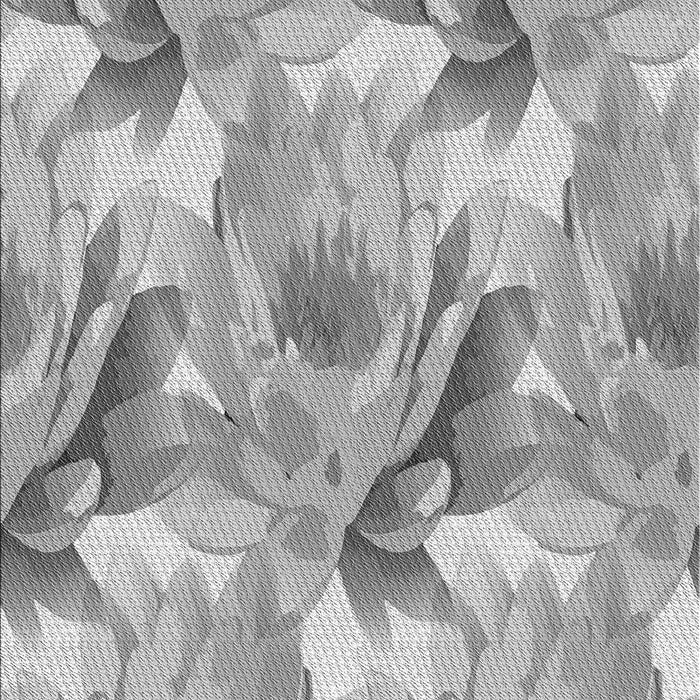 Machine Washable Transitional Gray Rug, wshpat3103gry