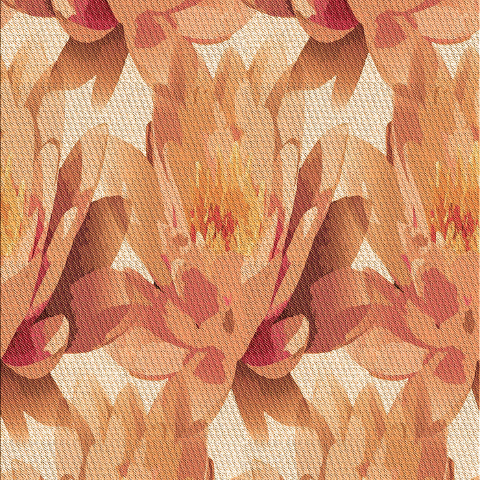 Machine Washable Transitional Yellow Orange Rug, wshpat3103org
