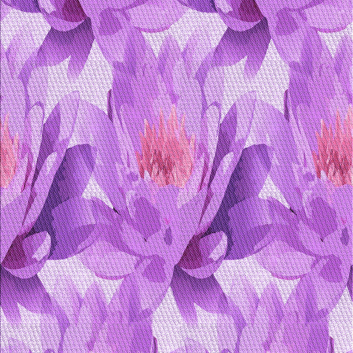 Machine Washable Transitional Violet Purple Rug, wshpat3103pur