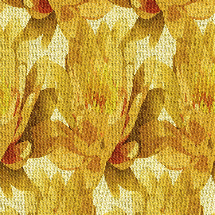 Machine Washable Transitional Orange Rug, wshpat3103yw