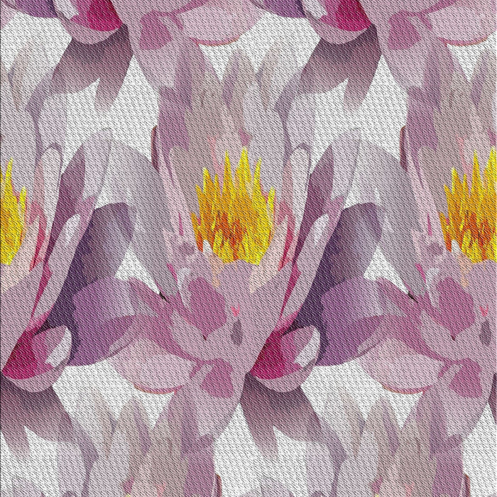 Machine Washable Transitional Raspberry Purple Rug, wshpat3103