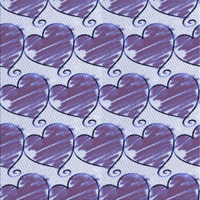 Round Patterned Blue Rug, pat3104blu