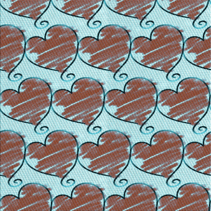 Round Patterned Sky Blue Rug, pat3104lblu