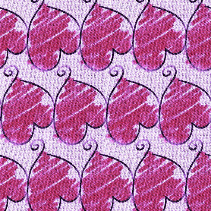 Patterned Deep Pink Rug, pat3104pur