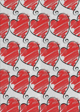 Patterned Pale Silver Gray Novelty Rug, pat3104