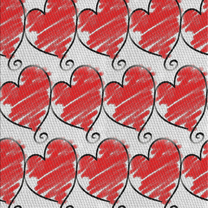 Patterned Pale Silver Gray Novelty Rug, pat3104